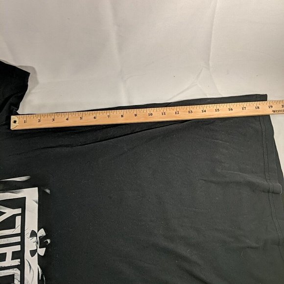 Under Armour Train Daily T-shirt Short Sleeve Top Men's Medium Black Graphic - Picture 5 of 10